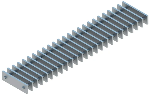 Лотки с регулируемой высотой  Лоток DRAIN-INOX/ZINC с регулируемой высотой 130мм производства А-сталь