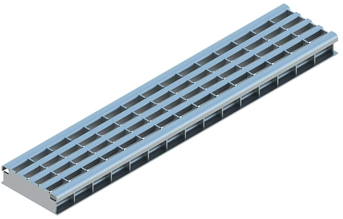 Лотки с регулируемой высотой  Лоток DRAIN-INOX/ZINC с регулируемой высотой 130мм производства А-сталь