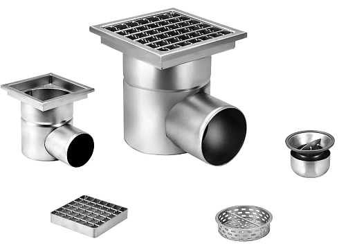 Трапы ТГ-5  ТГ-5 300х159 PROFI (с сифоном) производства А-сталь