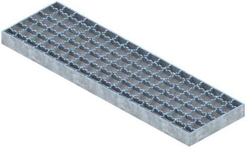 Лоток водоотводный прикромочный ASTAL-PROFI с заглушкой 