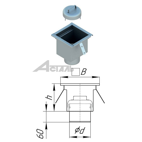 Трапы ТВ Трап ТВ 200х100х50,8 производства А-сталь