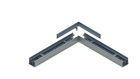 Лотки с регулируемой высотой  Лоток DRAIN-INOX/ZINC с регулируемой высотой 130мм производства А-сталь