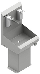 Умывальники бесконтаткные коленного включения (односекционные)