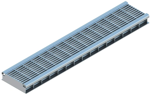 Лотки с регулируемой высотой  Лоток DRAIN-INOX/ZINC с регулируемой высотой 130мм производства А-сталь