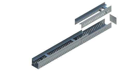 Лотки с регулируемой высотой  Лоток DRAIN-INOX/ZINC с регулируемой высотой 130мм производства А-сталь