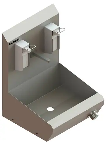 Умывальники бесконтаткные коленного включения (односекционные) Умывальник бесконтактный У1СК-2.2.1 производства А-сталь