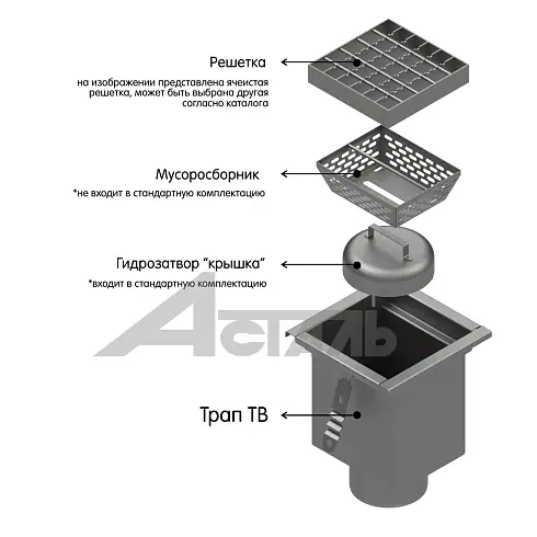 Трапы ТВ Трап ТВ 200х200х108 производства А-сталь