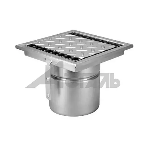 Трапы ТВ-1 мини Трап ТВ-1 мини 150*108 с гидрозатвором "сифон" производства А-сталь
