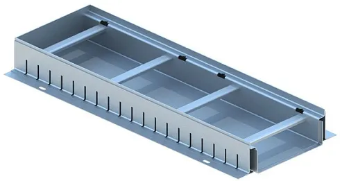 Лоток водоотводный стандартный ASTAL-PROFI с заглушкой