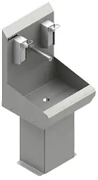 Умывальники бесконтактные сенсорного включения (односекционные)