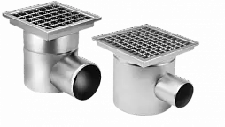 Профессиональные трапы с горизонтальным выпуском